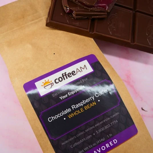 Chocolate Raspberry Flavored Coffee - Image 3