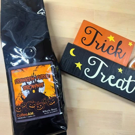Franken-Fudge Brownie Flavored Coffee (Halloween Theme) - Image 3