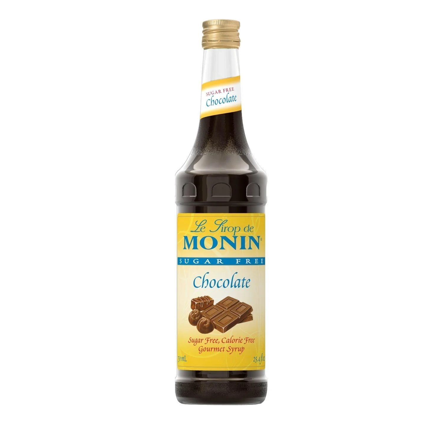 Monin Sugar-Free Chocolate Coffee Syrup, 750 ml
