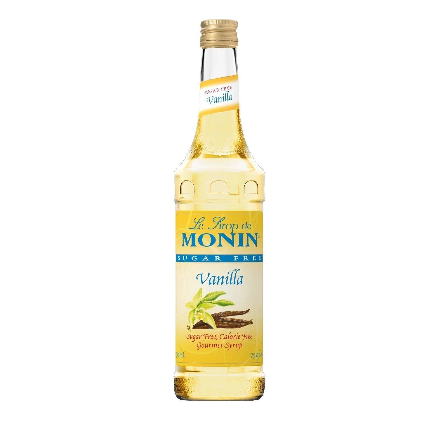 Monin Sugar-Free Vanilla Coffee Syrup, 750 ml