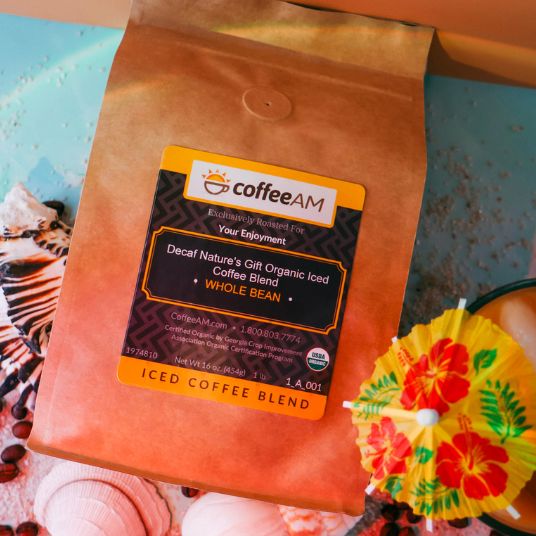 Decaf Nature's Gift, Organic Iced Coffee Blend - Image 3