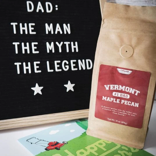 Vermont Maple Pecan Flavored Coffee (Father's Day Theme) - Image 3